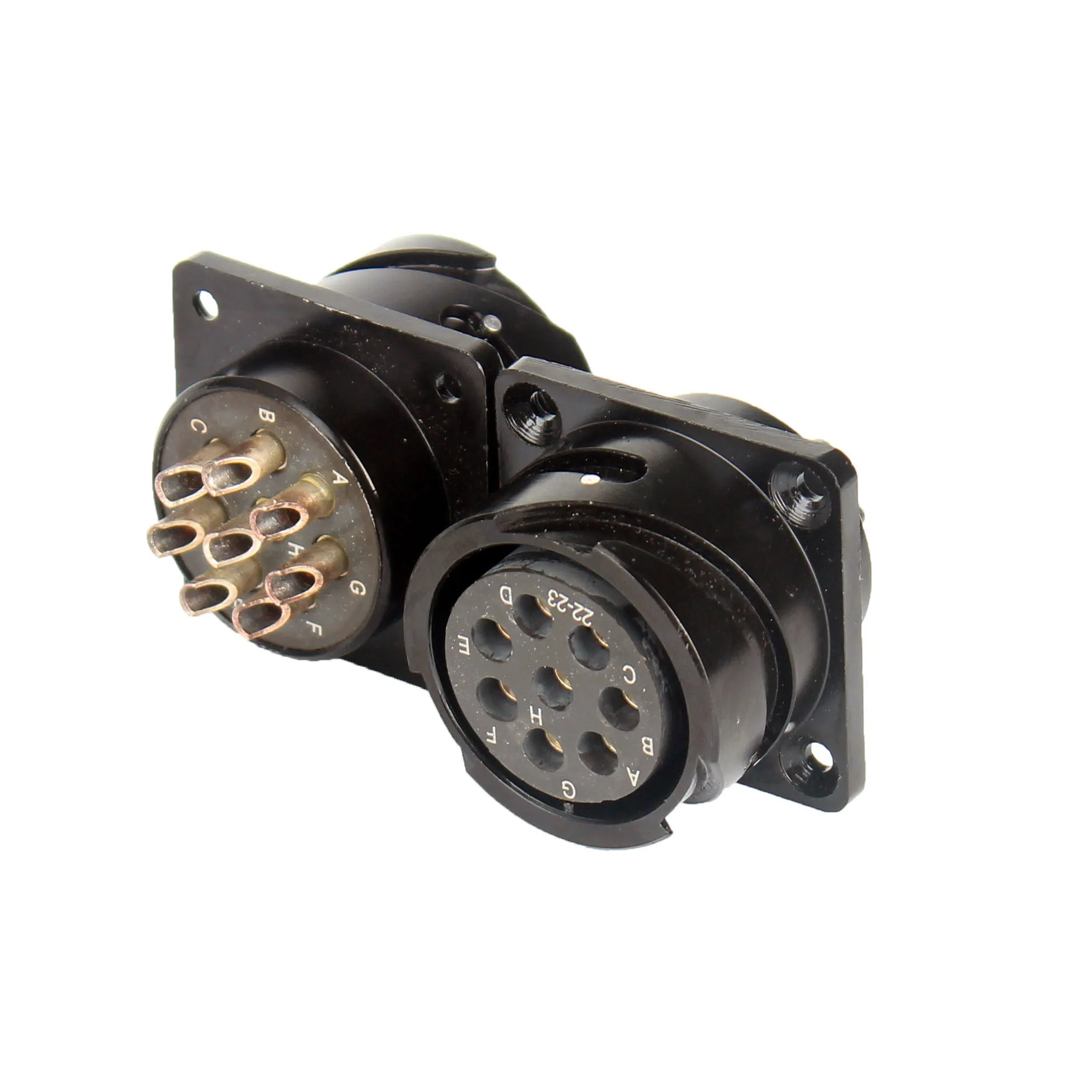 Speaker Professional Audio 8 Pin Audio Interface Waterproof Connector Socket Plug Socapex