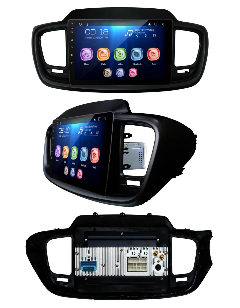 Sale Allways 10.1" IPS Screen Android 9.0 Octa-core Ram 2GB Rom 32GB Car Multimedia for Kia Sorento (LHD) 2016 with 2.5D Touch screen 0