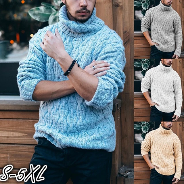 Mens Flower Sweater, Pullover Sweater