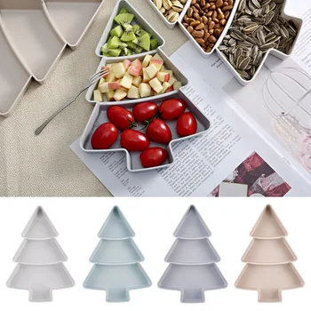 

Candy Dish Seeds Nuts Dry Fruits Plates bowl dish plate tableware Tree shape plate tableware breakfast Storage Tray kitchen tool