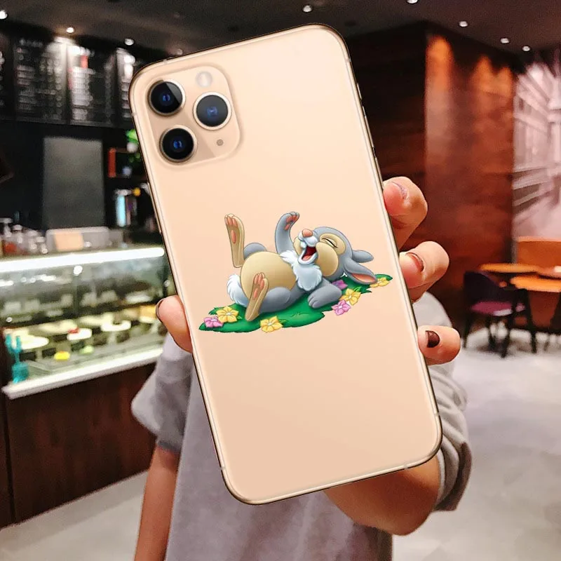 Чехол для телефона Ститч для iPhone 6 s 7 8 Plus X XS MAX XR Забавный Милый Бэмби Мягкий ТПУ чехол для iPhone 11 Pro Max 5,8 6,1 6,5 - Цвет: TPU