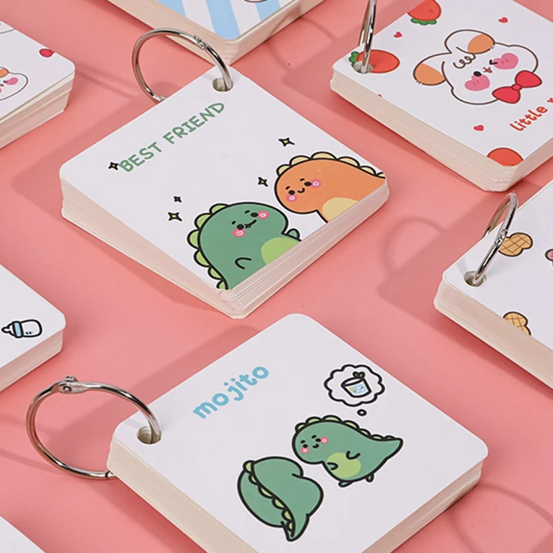 

Cute Mini Notebook Kawaii Cartoon Strawberry Dinosaur Mini Spiral Notebook Student Notepad Note Book Office School Supplies