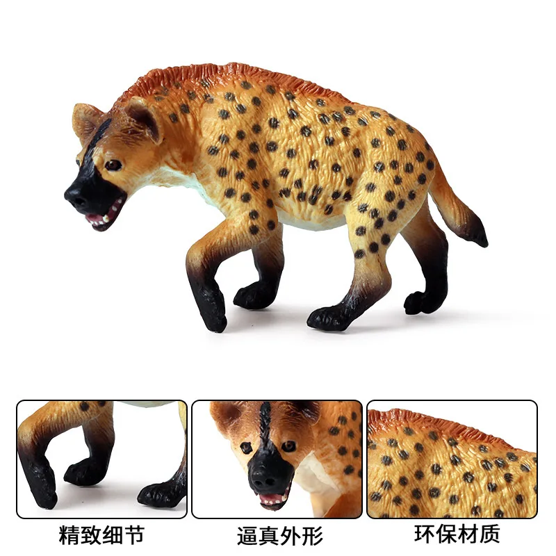 

Children Model Wild Animal Model New Style Africa Hyena Dingo Hunting Dog Model Solid Toy Decoration