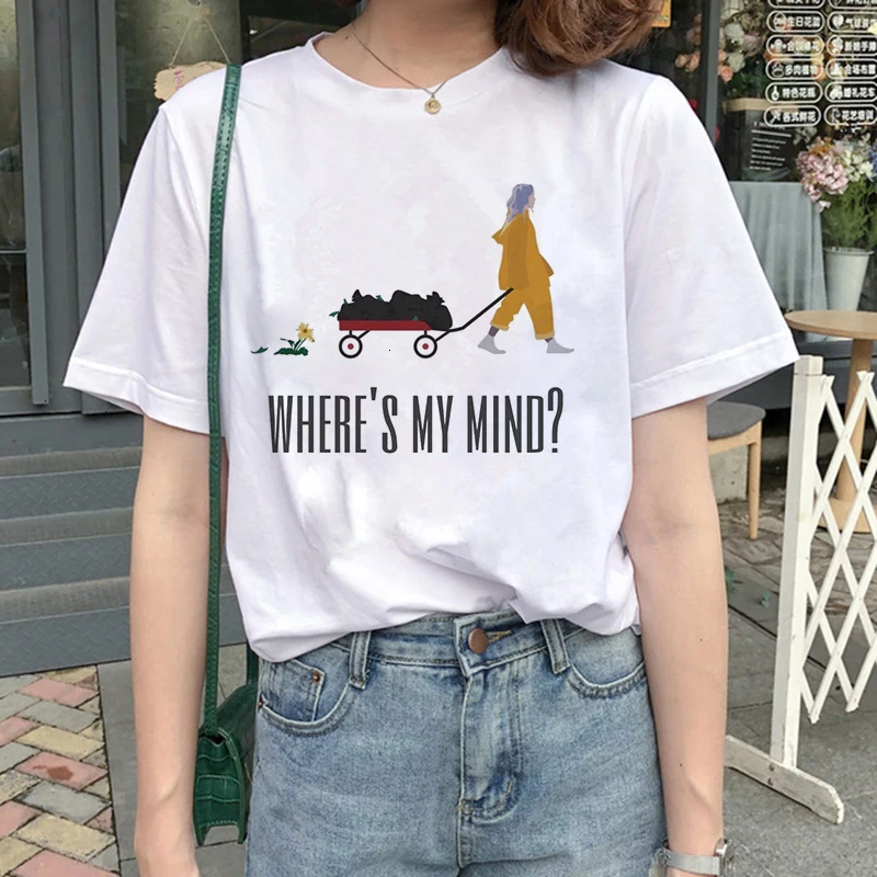Billie Eilish Harajuku, модная графическая футболка для женщин, 90 s, хип-хоп, Ullzang, футболка, Bad Guy, забавная футболка, топ, футболка для женщин