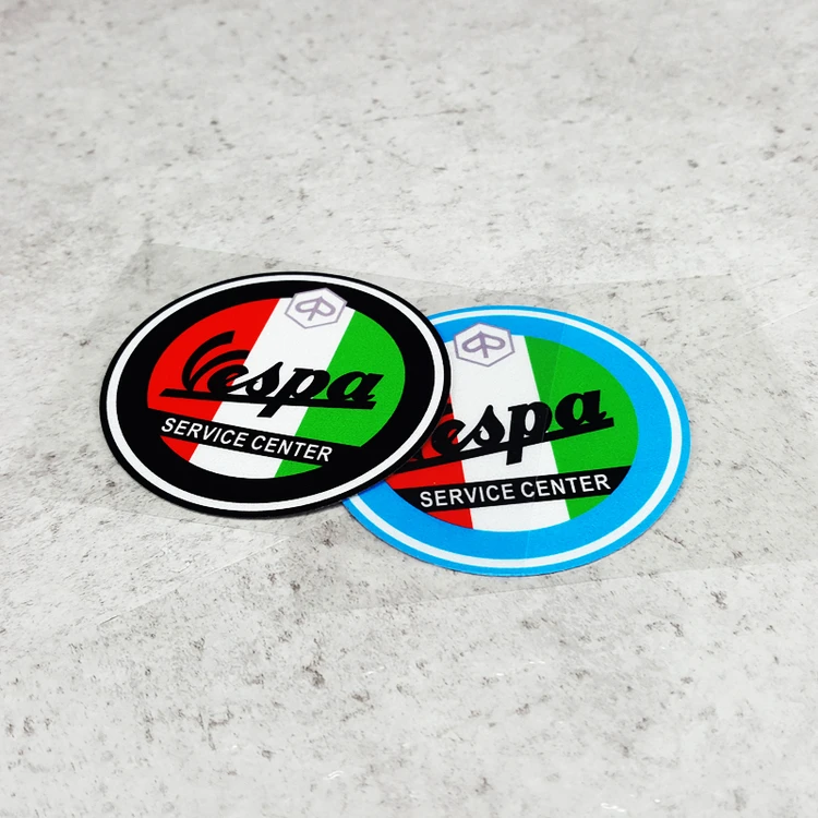 

1x Car Styling Vinyl Tape Motorcycle Motocross Bike Body Sticker Decals for Italy Corse Vespa Service Center 7cm