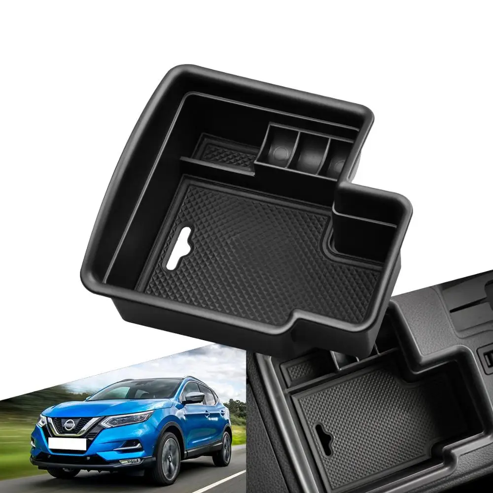 Для Nissan Qashqai аксессуары автомобильный центральный подлокотник ящик для хранения автомобильный контейнер для стайлинга органайзер для перчаток чехол
