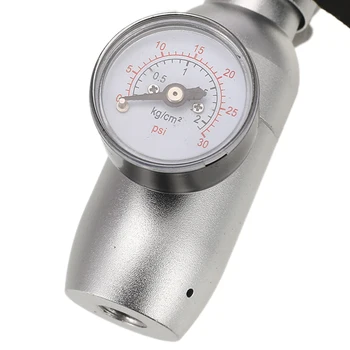 

3/8" Thread Regulated Keg CO2 Charger 0-30 PSI with Ball Lock Gas Quick Disconnect Thread Barometer Accessories Homebrew Beer