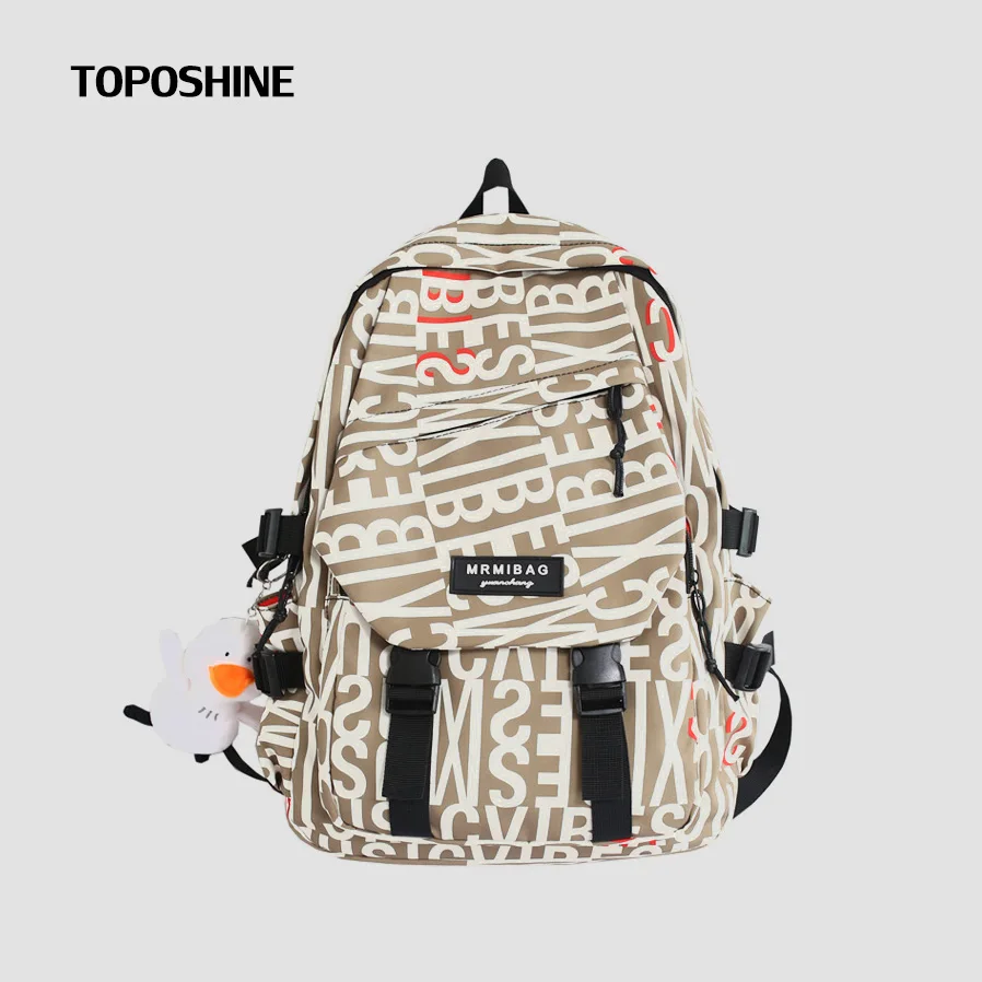 Женский водонепроницаемый нейлоновый рюкзак простая школьная сумка для