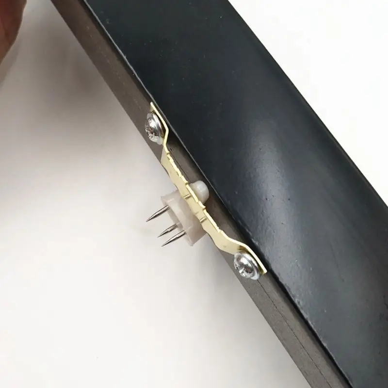 Single Sided Sawtooth Hanging Picture Photo Frame Hangers Hooks With 200pcs Screws Accessories 100pcs picture frame hangers