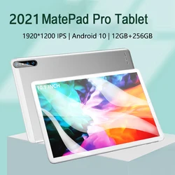 MatePad Pro Tablet 10 inch 12GB RAM 512GB ROM Tablete 10 Core 6000mAh Android 10 Tablette Dual 4G WiFi Bluetooth GPS Tablets