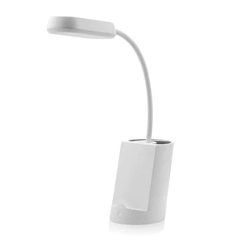 

D16 Multifunctional Desk Lamp Dual Light Sense Three Gear Dimming Student Dormitory Rechargeable Led Reading Eye Protection Lamp