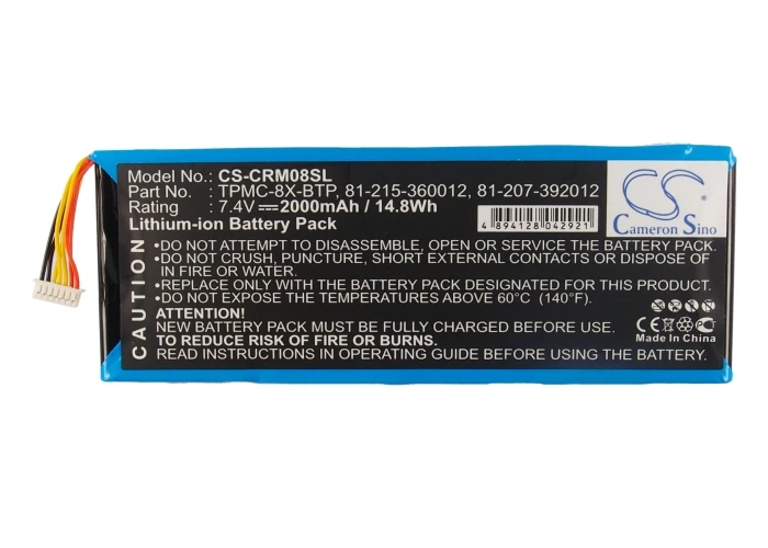 Аккумулятор cameron sino для CRESTRON 6502269 аккумулятор 392012 Wi Fi 81 207 360012 215 с поддержкой