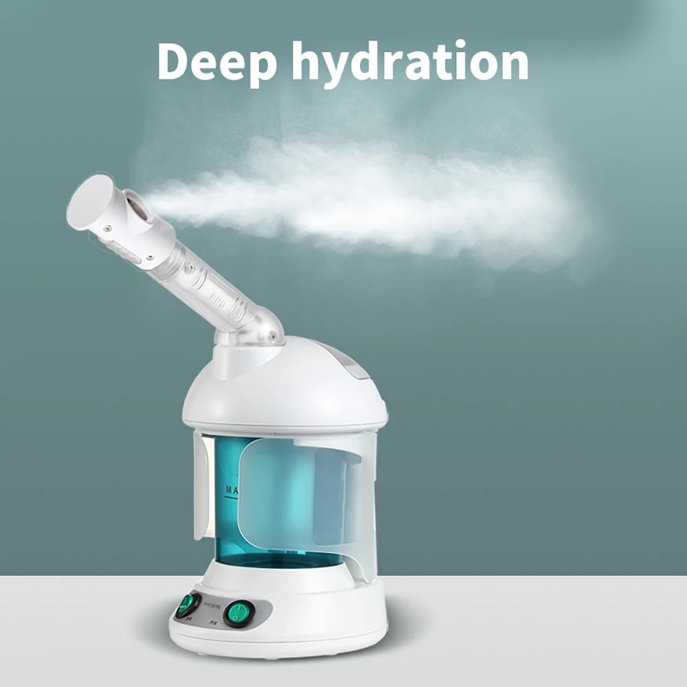 

Hot Mist Steamer Facial Moisturizer 306° Rotating Sprayer Facial Moisturizing Humidifier Steamer Home Skin Care Tool