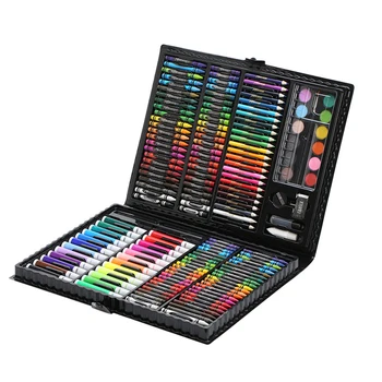 

168pcs Marker Painting Supplies Brush Office Gift Drawing Tools Box Art Set Stationery Kit Pen Pencils Watercolor Kids