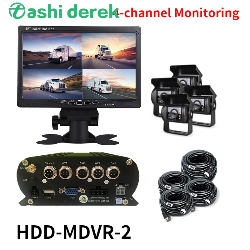 HDD-MDVR-2 4G рекордер GPS удаленный сетевой траектория отслеживание HD видео DVR
