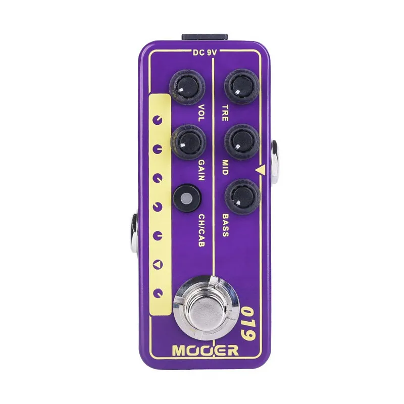 MOOER гитара цифровой предусилитель 019 UK Gold PLX верный отдых 1967 50 Ватт британский классический