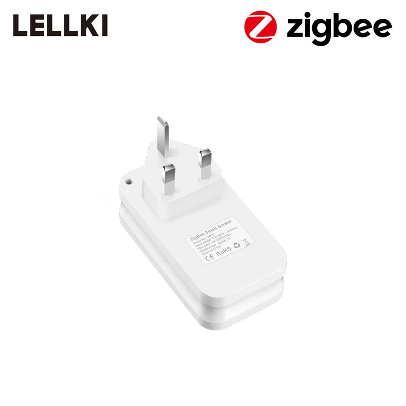 Zigbee 3,0 умная розетка Великобритания белый беспроводные переключатели управления таймер разъем 10A для Philips Hue SmartThings Echo plus