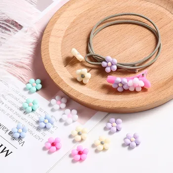 

Handmade DIY Resin Small Flower Hairpin Hair Stud Earrings Homemade Earrings Hair Accessories Material Accessories