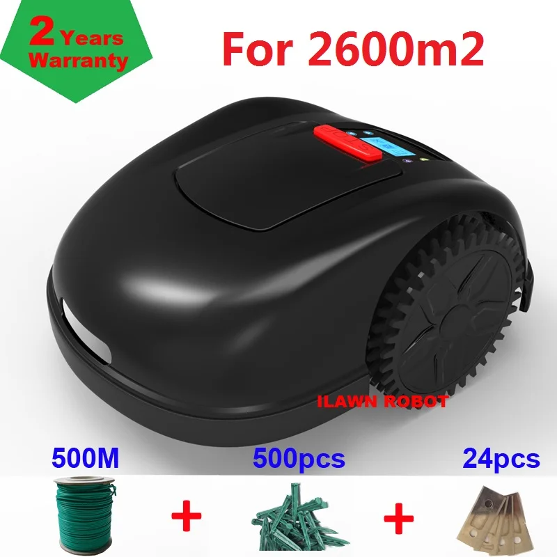 Смартфон Wi-Fi приложение управление робот машина для Скашивания травы E1600 с 500 м провода + 500 шт колышки + 24 шт лезвия