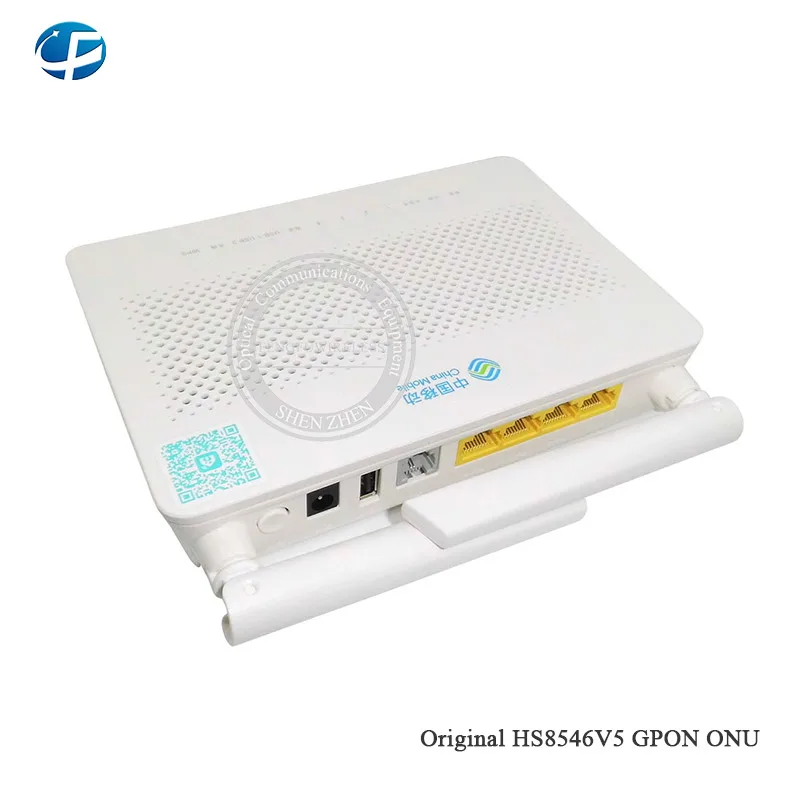 10 шт. HUA WEI HS8546V5 GPON ONU ONT 4GE Port + 1TEL 2USB 2 4G & 5G двухдиапазонный WiFi|Кабели связи| |