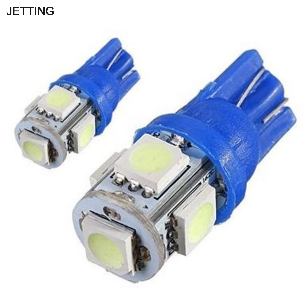 

2Pcs/Set DC 12V Blue 5 LED Car License Plate Light Lamp Bulbs Number Plate Light for Motorcycle Boats