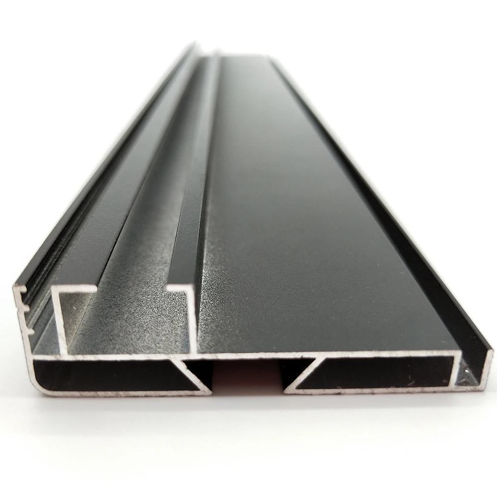 US $399.00 5515 Black Led Screen Display Frame 55x15x11x6000mm Aluminum Profile