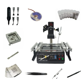 

Free Shipping BGA Rework Station LY IR6500 V.2 bigger preheat area 240*200mm USB port bottom PCB jigs 6 pcs