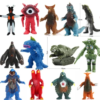 

Ultraman Fight Kaiju Monsters Soft Glue Superman Gomorra Redking King Dragon Models Action Figure Children Toys Christams Gifts