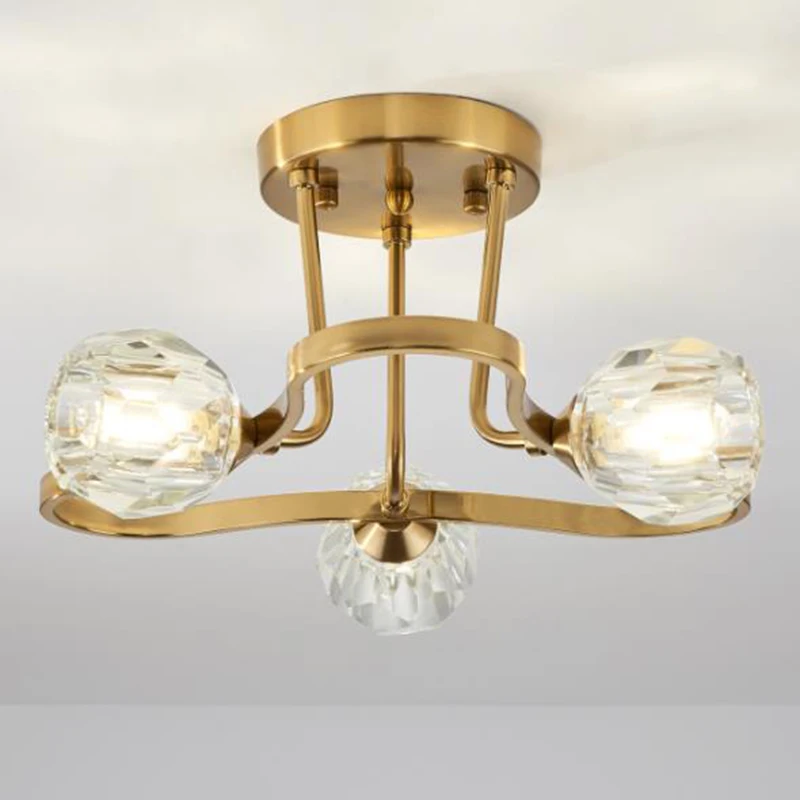 

Post-Modern LED crystal ceiling lights Nordic style luxury suspended lights living room dinning room bedroom LED ceiling lights