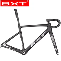 BXT new all inner cable Disc road carbon frame bicycle 5