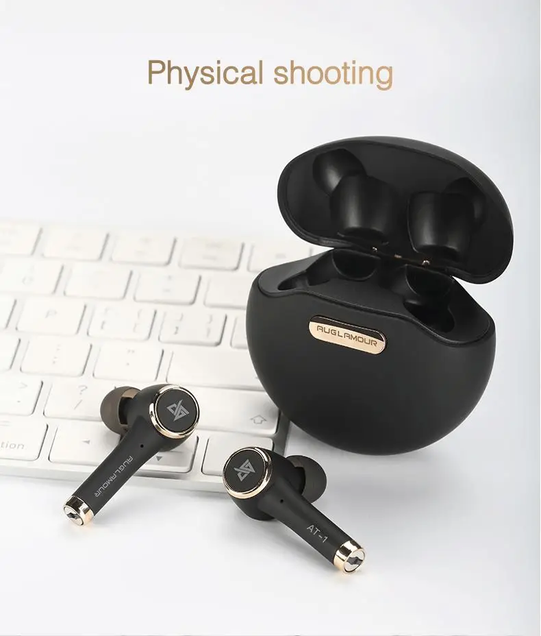 AUGLAMOUR AT-1 TWS 5,0 EDR Bluetooth наушники беспроводные наушники IPX5 в ухо спортивные наушники