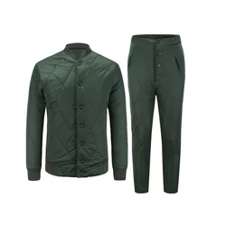Fine winter sets with coat and pants for young man and suitable for outdoor activities in winter at cold area