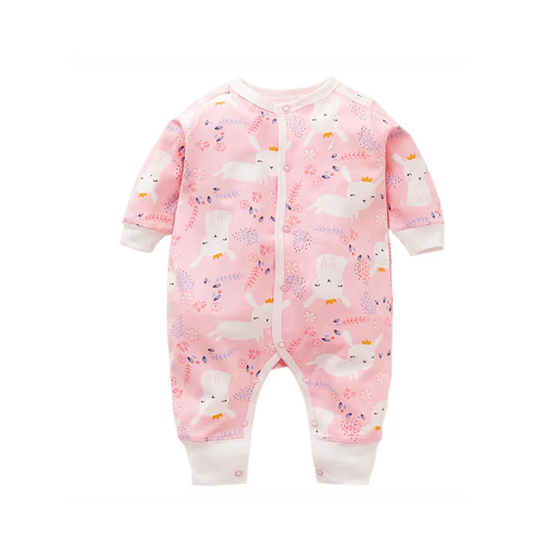 3PCS/Lot Spring Autumn Baby Romper Cotton Newborn Baby Clothes Long Sleeve Baby Girl Clothing Cartoon Jumpsuit Infant Clothes