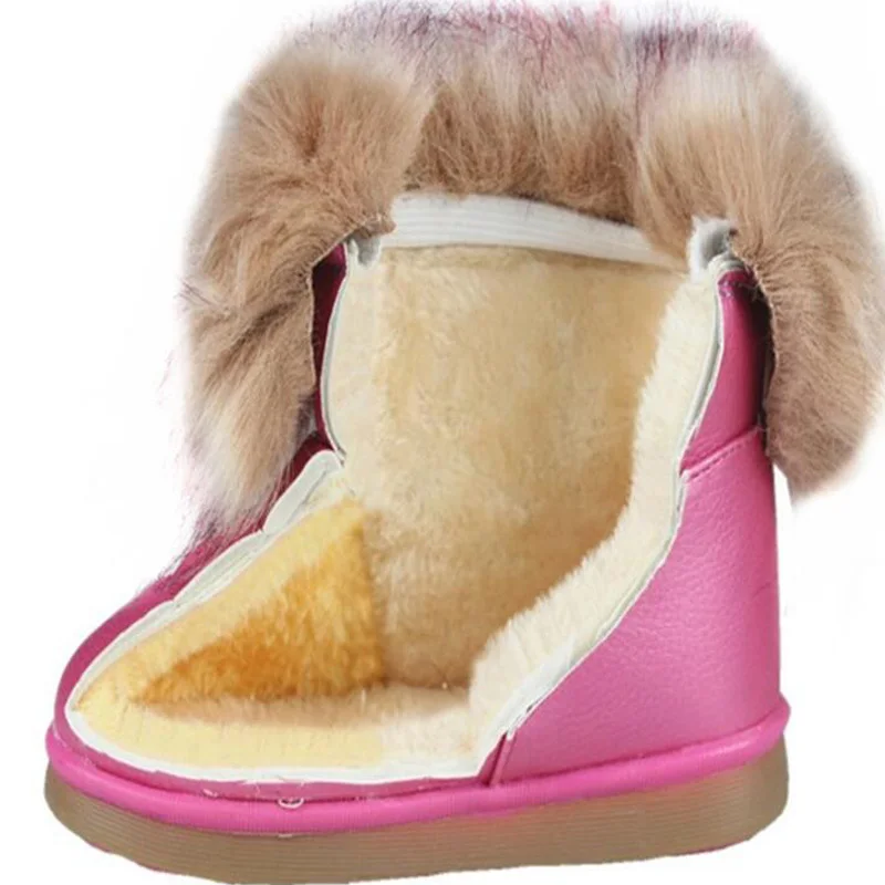 Детские зимние ботинки для маленьких мальчиков и девочек; классическая Удобная хлопковая обувь; Детские теплые ботинки для девочек; детские зимние ботинки для подростков