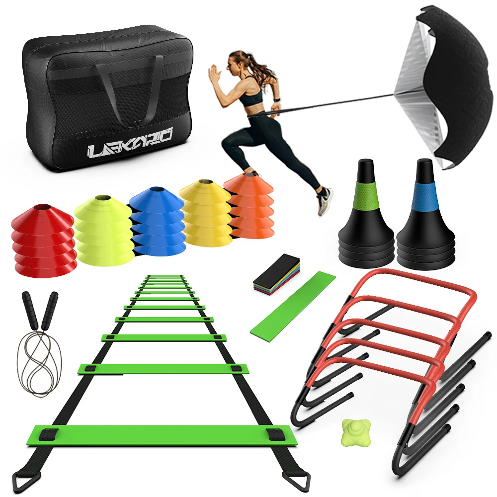 Lekäro Sports Speed & Quickness Training Kit, Agility Ladder Kit With