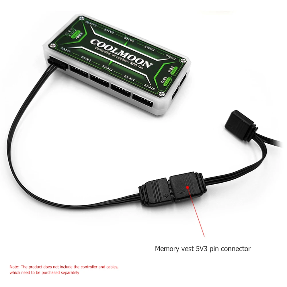 1PCS CR-D134S ARGB RAM Kühlkörper Wärme Spreader Kühler Speicher Kühlung Weste für Desktop-Computer PC – Detail 14