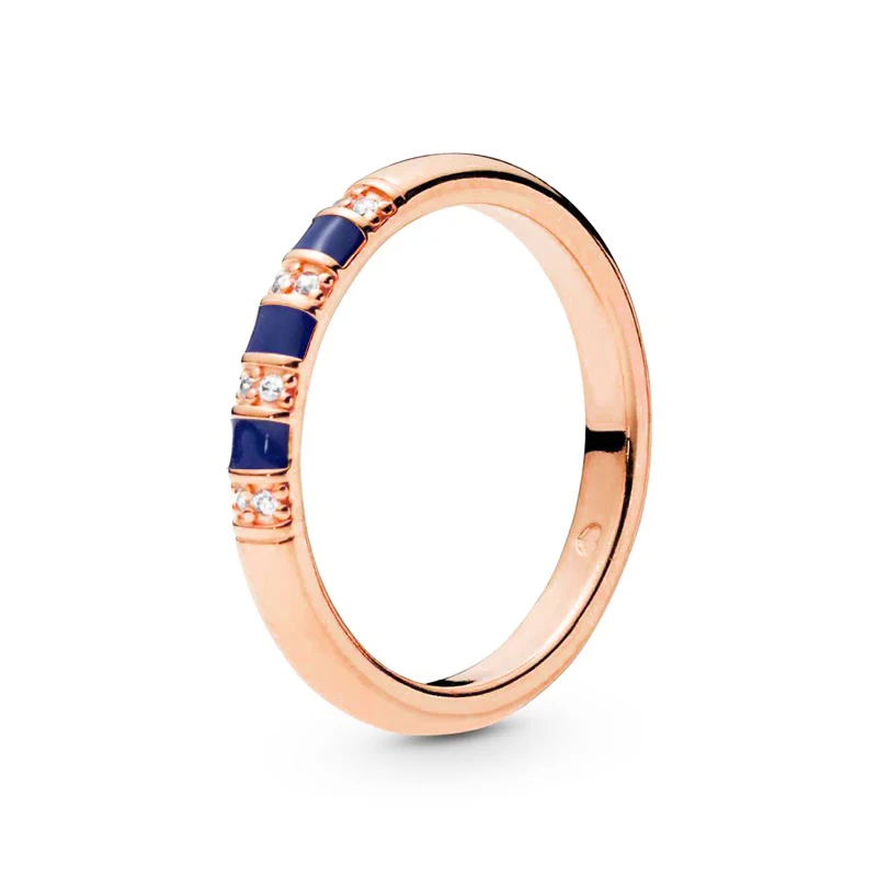 Новинка, розовое золото, романтическое кольцо с бантом в виде короны для женщин с прозрачным кристаллом, кольцо на палец, свадебные украшения, подарок, специальное предложение - Цвет основного камня: A04