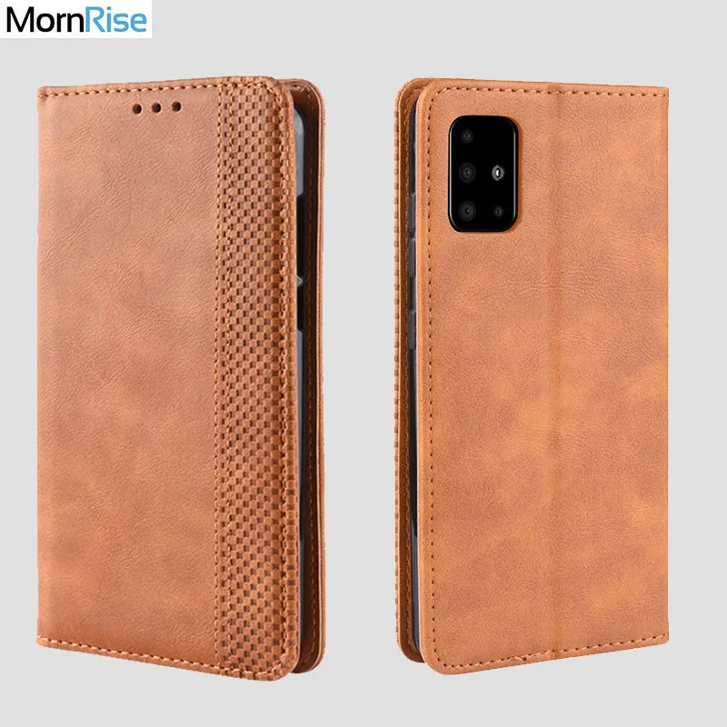 Роскошный тонкий кожаный чехол книжка в стиле ретро на магните для samsung Galaxy S20 Plus