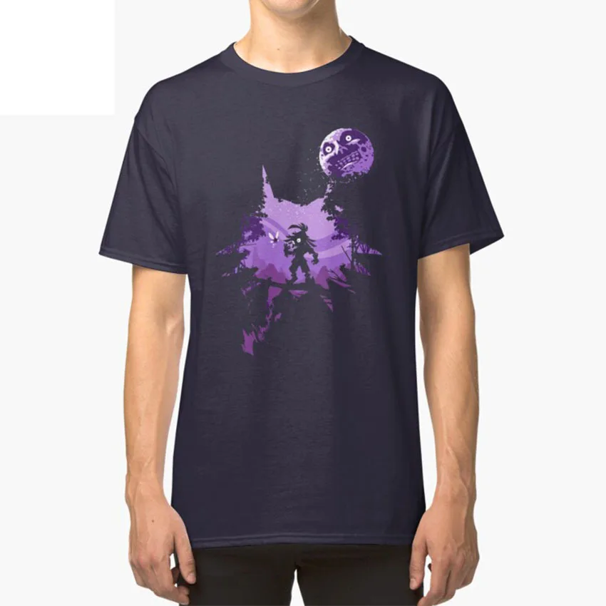 Maglietta Majora'S Ritorno Zelda Link Legend Moon Skull Kid Skullkid Time Ocarina 64