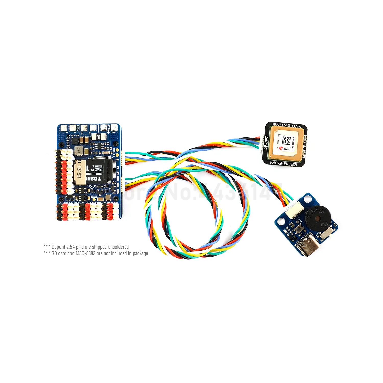 Контроллер полета Mateksys Matek F722 WPX STM32F722 MPU6000 DPS310 Pixel OSD SD Blackbox Wing updated wpx|Детали и
