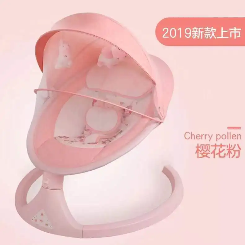 Черный Electric shake chair baby swing rocking chair sleeping bed - Цвет: Черный