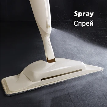 

3-in-1 Spray Mop Broom Set magic Mop Flat Wooden Floor Mops Home Cleaning Tool household With Reusable Microfiber Pads Lazy Mop