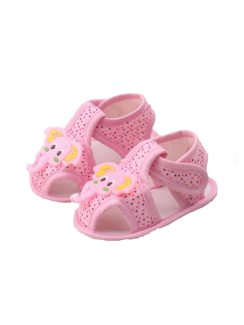 Baby Sandals Cartoon Summer Cloth Soft Solo Shoes for 0-1 year old Baby TL29