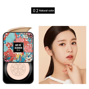 

Mushroom Air Cushion BB Cream Concealer Moisturizing Foundation Makeup Sponge Puff Waterproof Brighten Face Base TSLM1