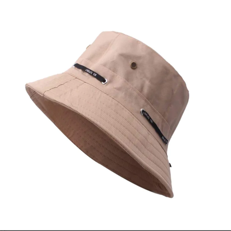 Beige Панама шляпа Рыбацкая шляпа мужская и женская уличная дорожная шляпа складная шляпа от солнца Весенняя и летняя шляпа от солнца Регулируемая кодовая шляпка хараджуку - Цвет: Beige