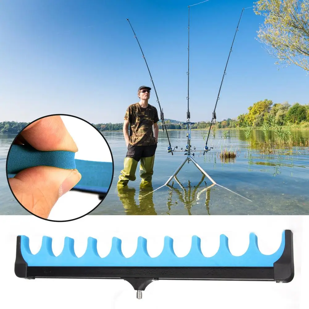 Fishing Rod Holder Rod Rest EVA Tripod Pole Rest Head Replacement Equipment Universal Fit