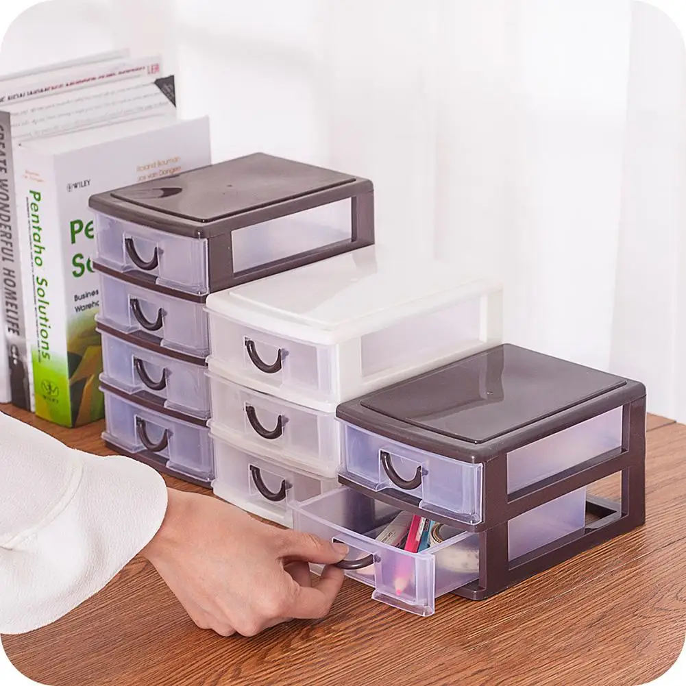 

HobbyLane Plastic Transparent Drawer Organizer Home Kitchen Board Divider Makeup Storage Boxes