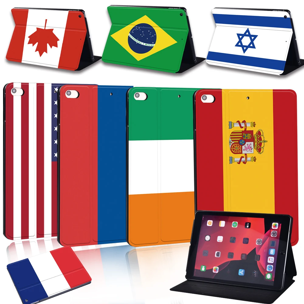 

Portable Folding Smart Case Cover Stand for Apple IPad 8 2020 8th Generation 10.2 Inch Drop Resistance Tablet Case+Pen