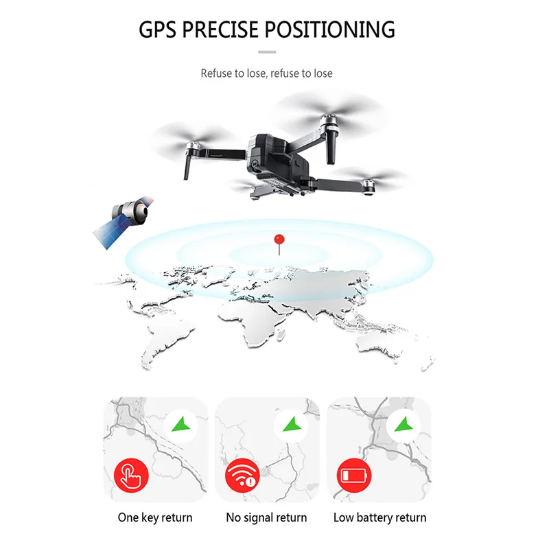 SJRC F11 PRO gps Радиоуправляемый Дрон Квадрокоптер с 2K HD камерой Широкий угол 5G Wifi FPV 28mins полёт бесщеточный вертолет селфи дроны