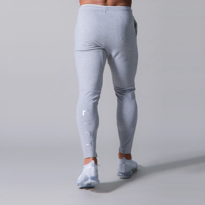Japan&UK Autumn Men Gym Training Jogging Pants Joggers Slim Fit Sweatpants Cotton Workout Running Tights Sport Trousers 2